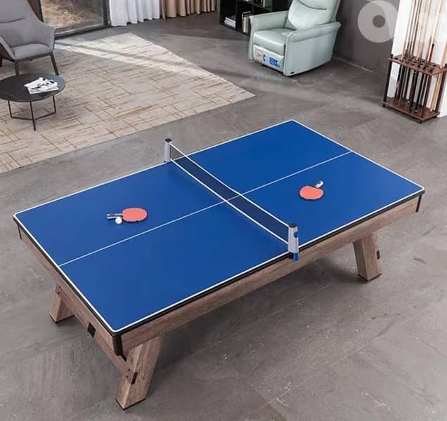 8ft 3in1 Pool Table Billiard Ping Pong Dinning table 2
