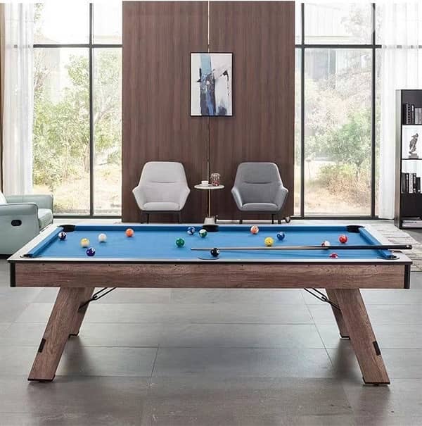 8ft 3in1 Pool Table Billiard Ping Pong Dinning table 4