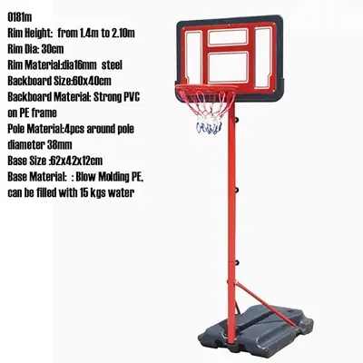 Basketball stand 210cm