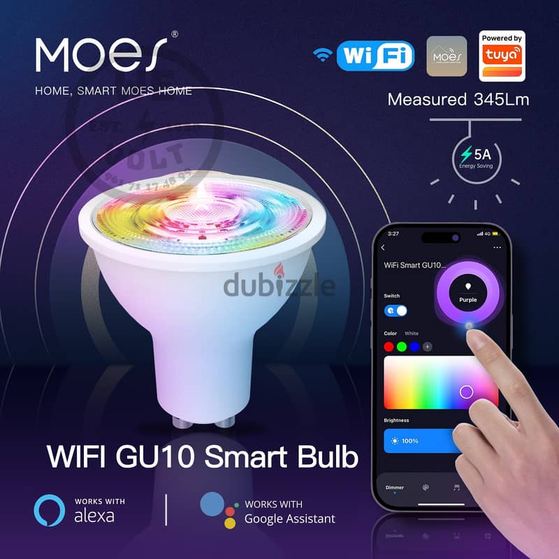 MOES Tuya Wifi Smart Light LED 3