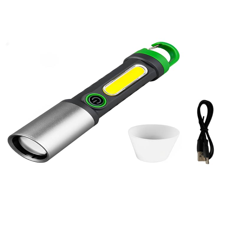 25W Super Bright Rechargeable LED Flashlight - مصباح يدوي 8