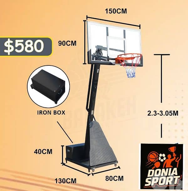 Now 499$ movable basketball hoop (super easy slam dunk) 0