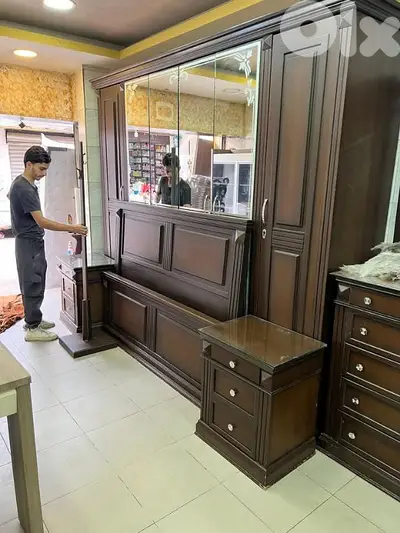 أوضة نوم خشب زان و لاتي ملوكية