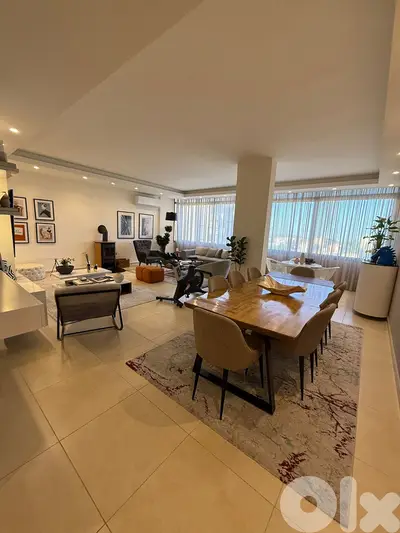 DECORATED APARTMENT FOR SALE IN BAABDA PRIME WITH GARDEN, (BA-451)