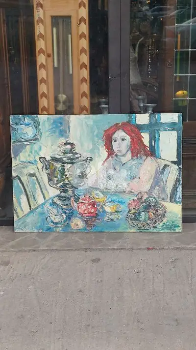 لوحة رسم زيتي اوروبية