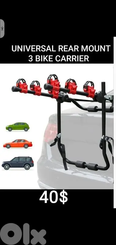 porte velo / bike rack for three bikes (brand new)