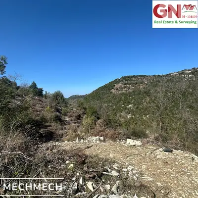 LAND FOR SALE IN MECHMECH  1500 sqm ارض للبيع في مشمش