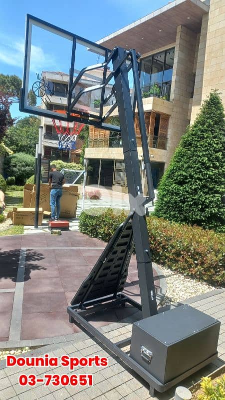 only 499$ movable basketball hoop (super easy slam dunk) 1