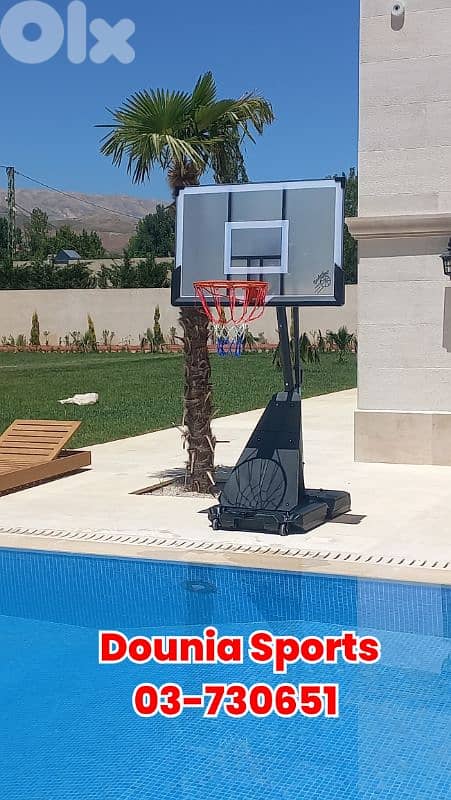 only 230$ movable basketball hoop (swimming pool mode) 1