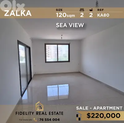 Apartment for sale in Zalka KA80 شقة للبيع في الزلقا