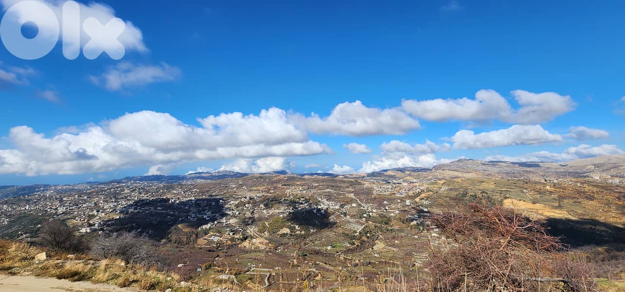 Land for sale in Faqra with view 2