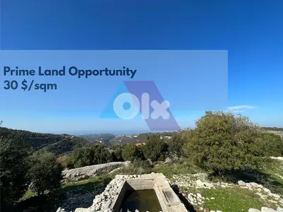 High Potential Land 16335m2+ mountain view 4 Sale in Lehfed/Jbeil-جبيل