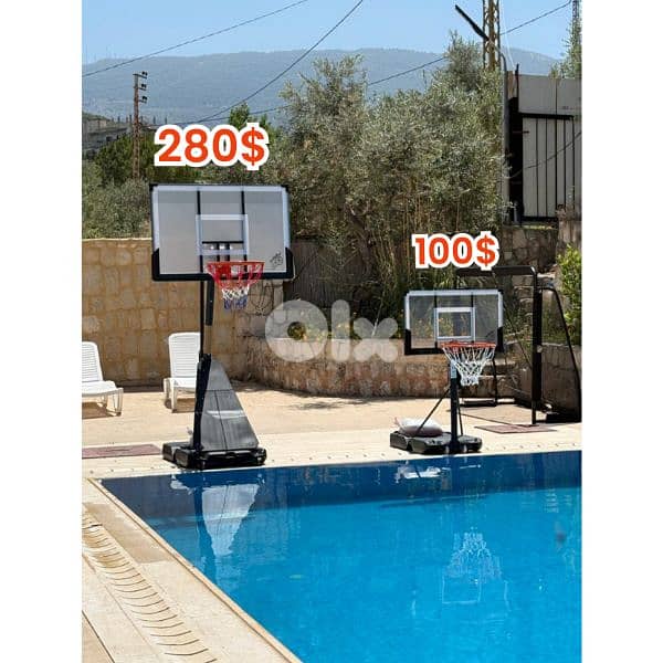 only 230$ movable basketball hoop (swimming pool mode) 1