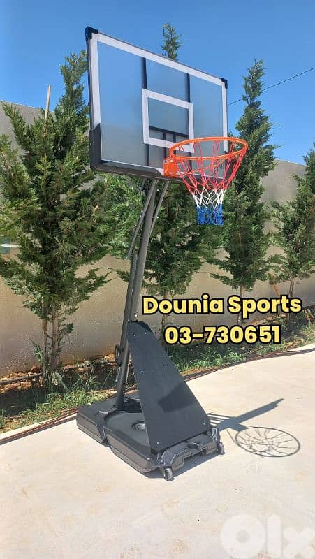 Now 230$ movable basketball hoop (swimming pool mode) 0