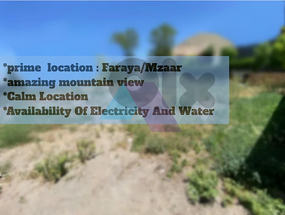 Land 760m2+moutain view 4 sale in Faraya/Mzaar-أرض للبيع في فاريا/مزار
