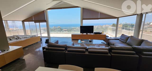 Apartment for sale in Rabieh/ View/ Decorated/ Terrace
