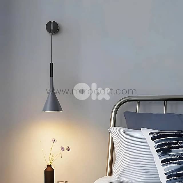 Nordic Pendant Lamp – Ceiling/Wall Light, Adjustable Cord, 4 Colors 4
