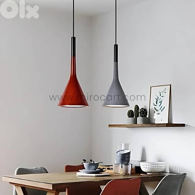 Nordic Pendant Lamp – Ceiling/Wall Light, Adjustable Cord, 4 Colors 9