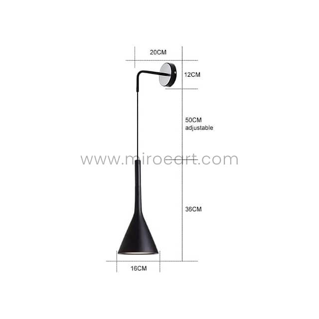 Nordic Pendant Lamp – Ceiling/Wall Light, Adjustable Cord, 4 Colors 11