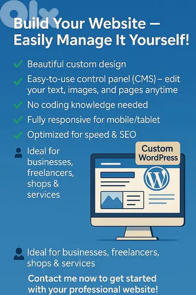 Build Your Website — Easily Manage It Yourself!