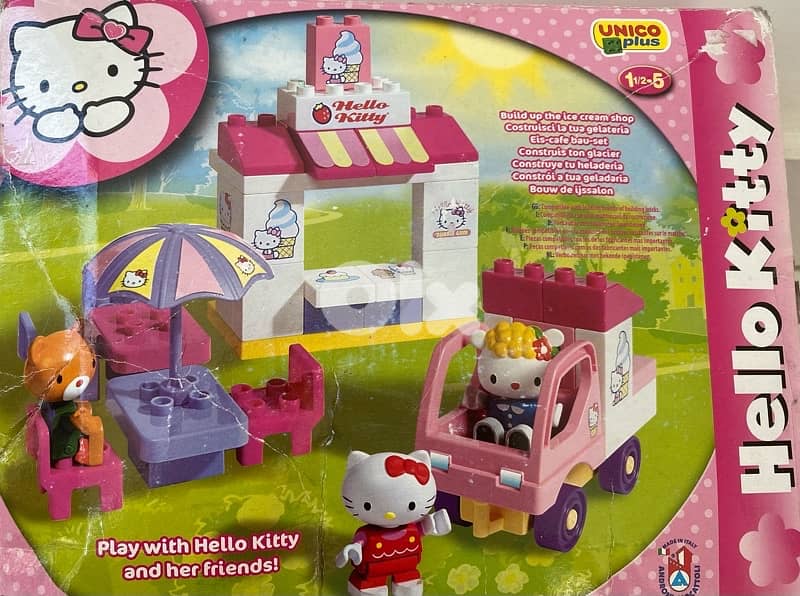 hello kitty ice cream shop and truck set 1