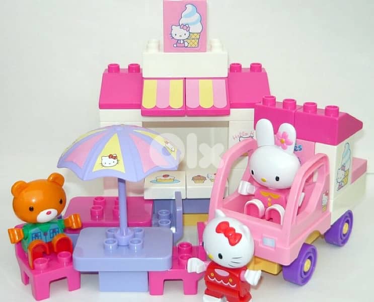 hello kitty ice cream shop and truck set 2
