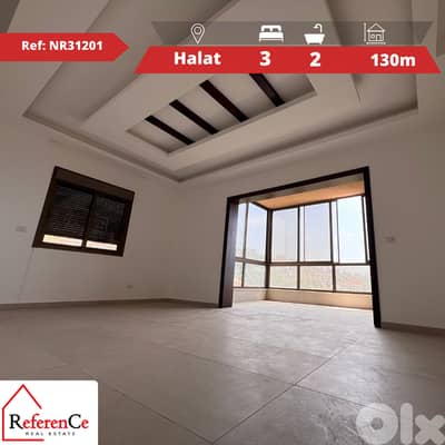 NEW Apartment with Sea view in Halat شقة جديدة مطلة على البحر في حالات