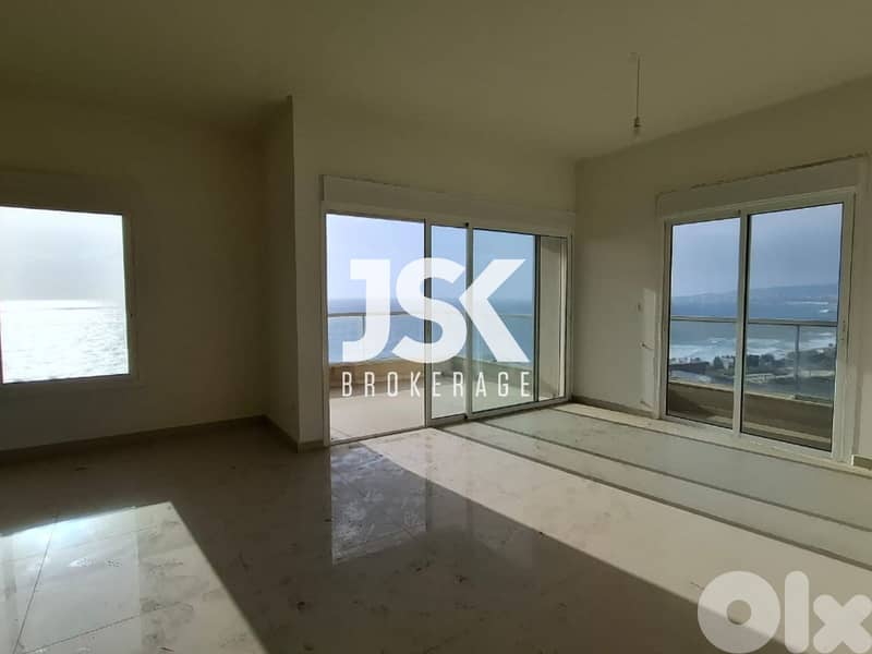 L18186-Apartment With A Beautiful Seaview For Sale in Halat, Jbeil 0