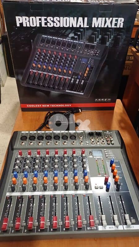 mixer 6ch with usb bleutooth aux echo 1