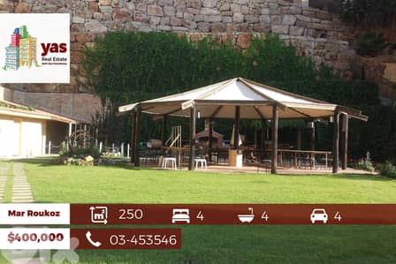 Mar Roukoz 250m2 | 200m2 Garden | Excellent Condition | PA |