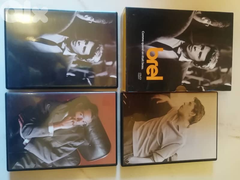 Brel "Comme quand on etait beau" 3 DVDs box set 0