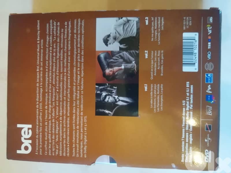 Brel "Comme quand on etait beau" 3 DVDs box set 5
