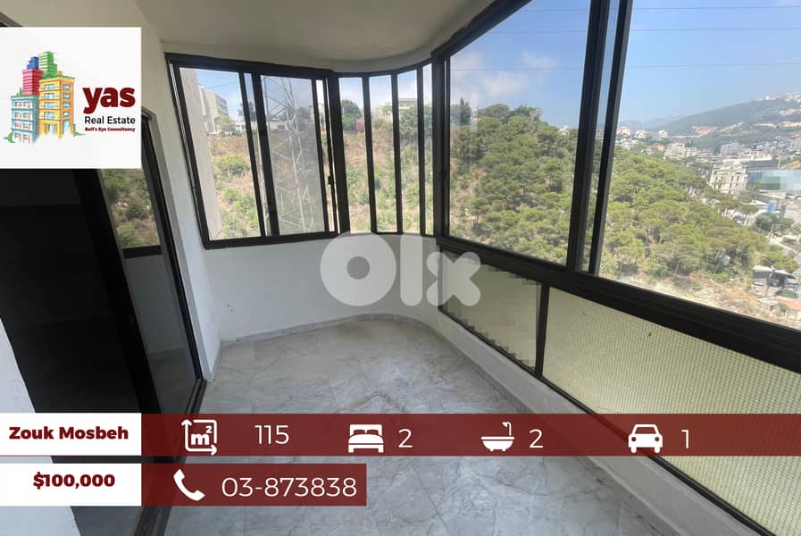Zouk Mosbeh 115m2 | Excellent Condition | Prime Location | JO/EL | 0