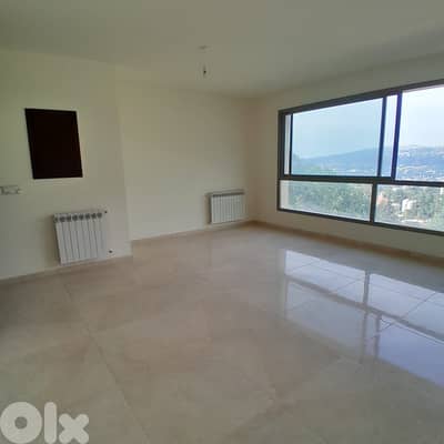L18291-Brand New Apartment With Terrace For Rent in Bikfaya