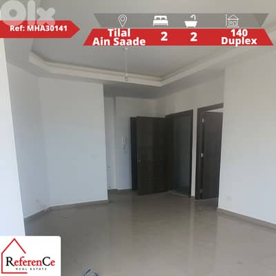 Duplex apartmen in Tilal Ain Saade شقة دوبلكس في تلال عين سعادة