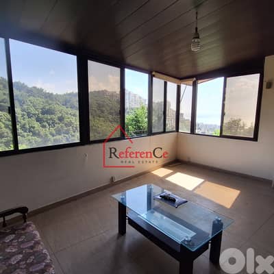 Apartment with Terrace for Rent in Dbaye  شقة مع تراس للايجار في ضبية