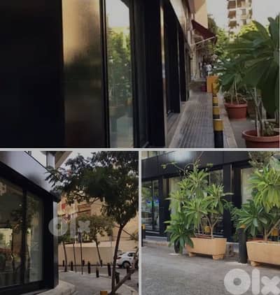 lofty triple level Clemenceau 6 vitrines and outdoor gym pilates