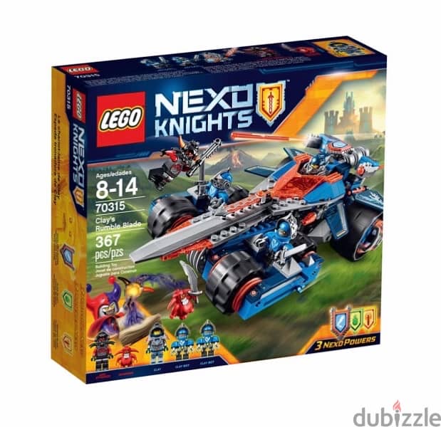 LEGO (damaged box)Nexo Knights Clay's Rumble Blade Kit (367 Piece) 0