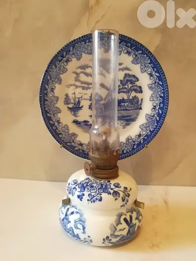 Vintage oil lamp 25cm
