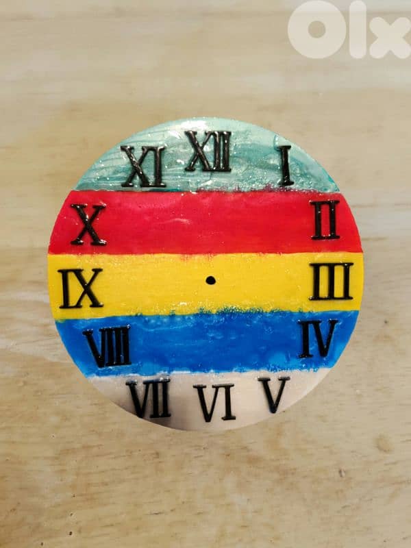 Customized Druze Resin Clocks 0