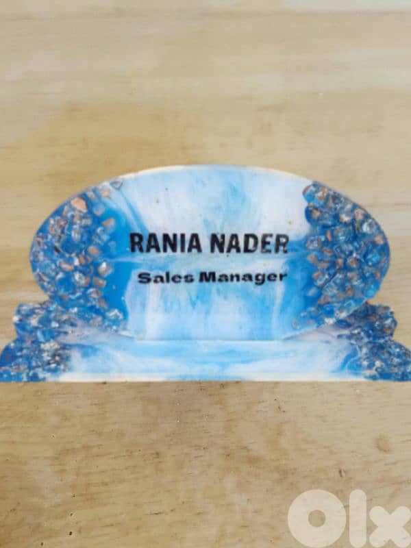 Customized Manager Resin Sheild 0