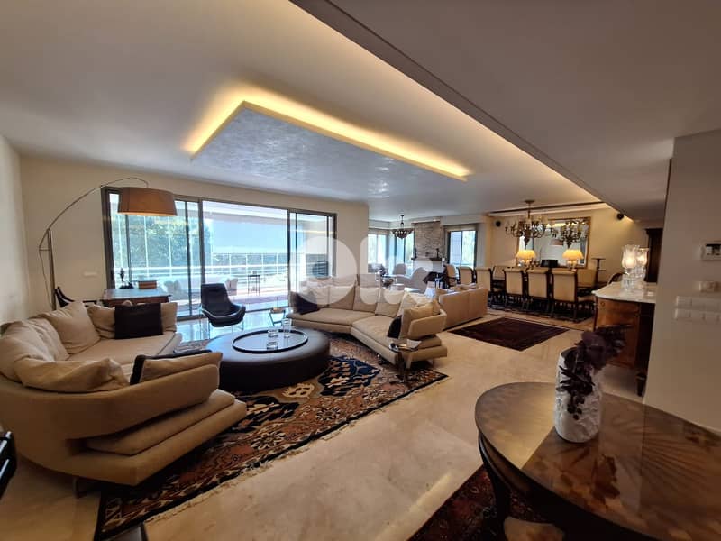 SPACIOUS FURNISHED APARTMENT IN RABIEH PRIME WITH TERRACE, (RA-113) 0