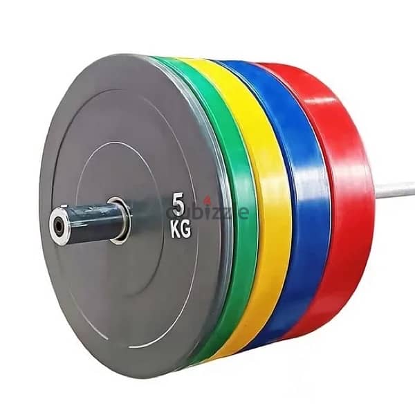 Bumper plate new 1kg for 3$ 0