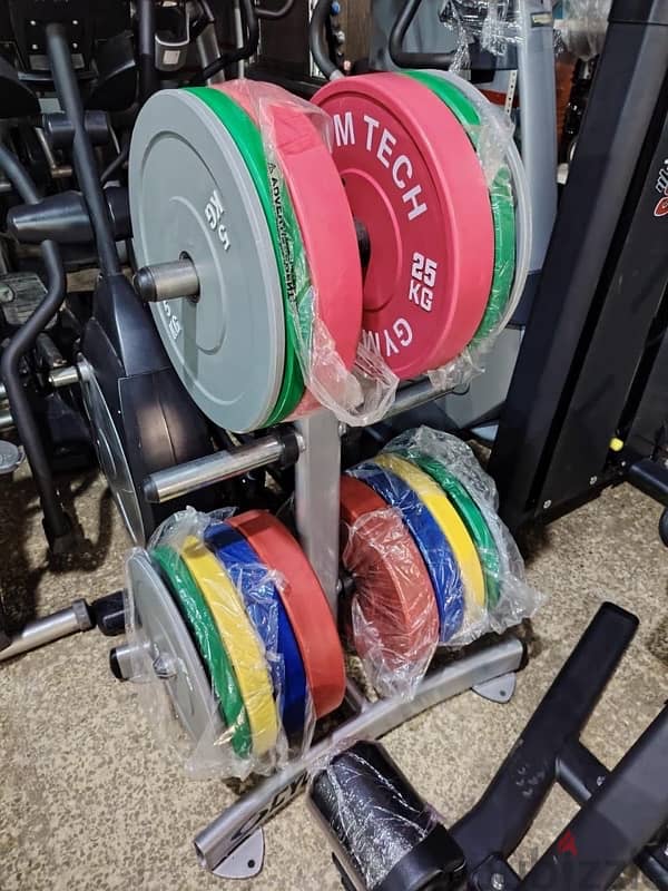 Bumper plate new 1kg for 3$ 1