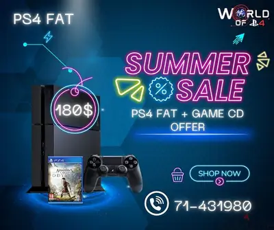 ps4 fat with warranty