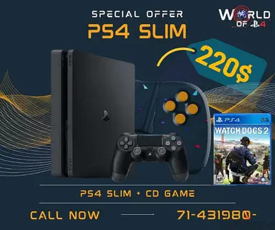 ps4 slim with warranty