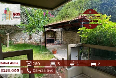 Sahel Alma 260m2 | 90m2 Garden/Terrace | Classy Area | High End | IV
