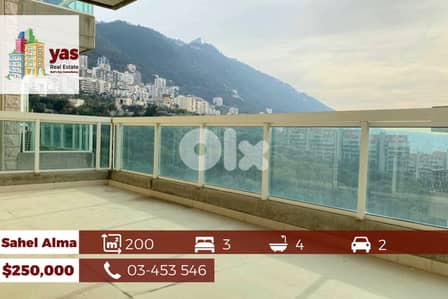 Sahel Alma 200m2 | Open View | Private Street | Well Lighted | IV