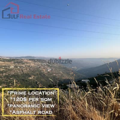 Land for sale in Chanay, Aley ارض مميزة للبيع في شانيه CS#124