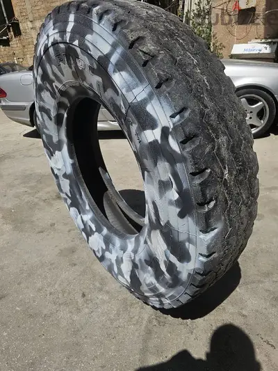 Camouflage Truck Tire – For Flips, Hammer Strikes & MMA Training